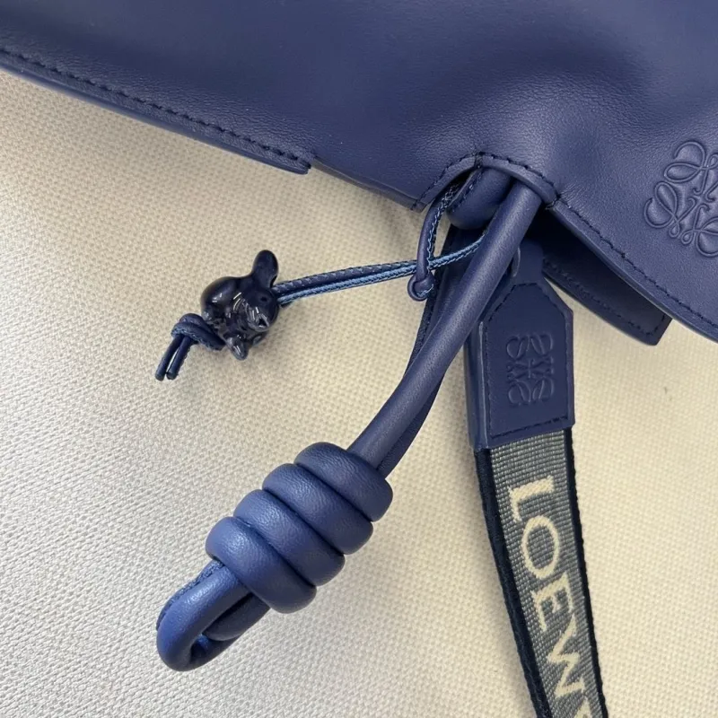LOEWE Navy Blue Crossbody Bag 262238 - Image 6