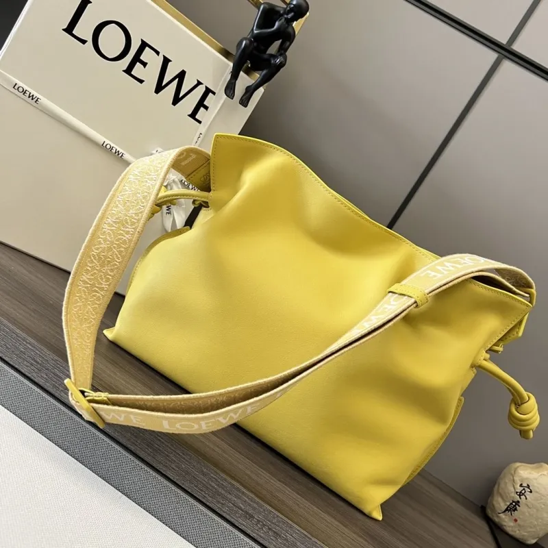 LOEWE Yellow Leather Crossbody Bag - Image 3