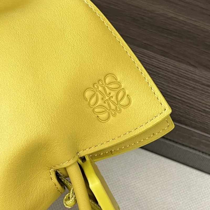 LOEWE Yellow Leather Crossbody Bag - Image 5