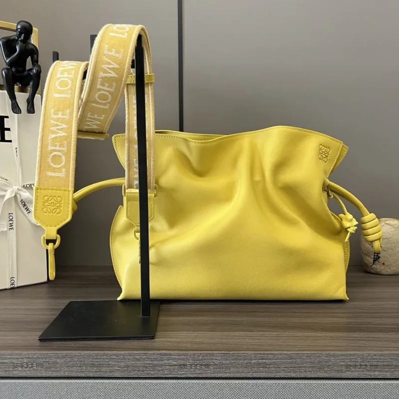 LOEWE Yellow Leather Crossbody Bag - Image 7