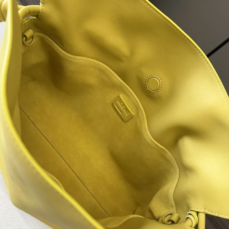 LOEWE Yellow Leather Crossbody Bag - Image 8
