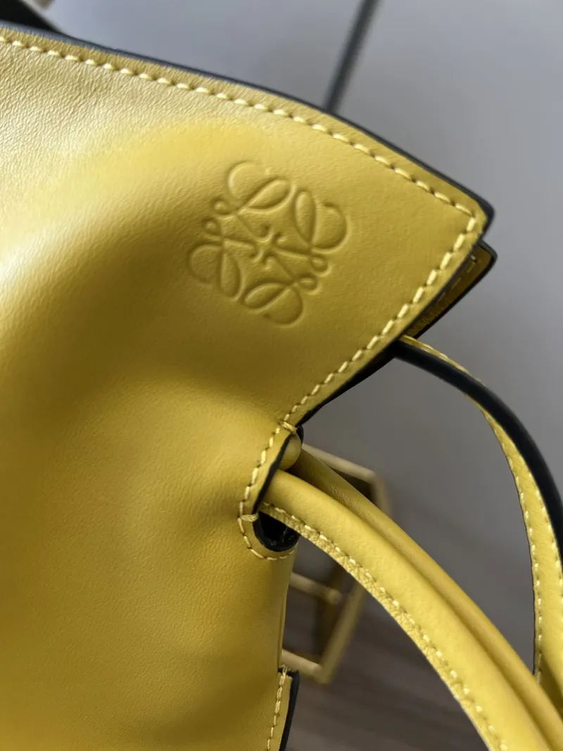 LOEWE Clutch 52 Yellow Leather Crossbody Bag - Image 5