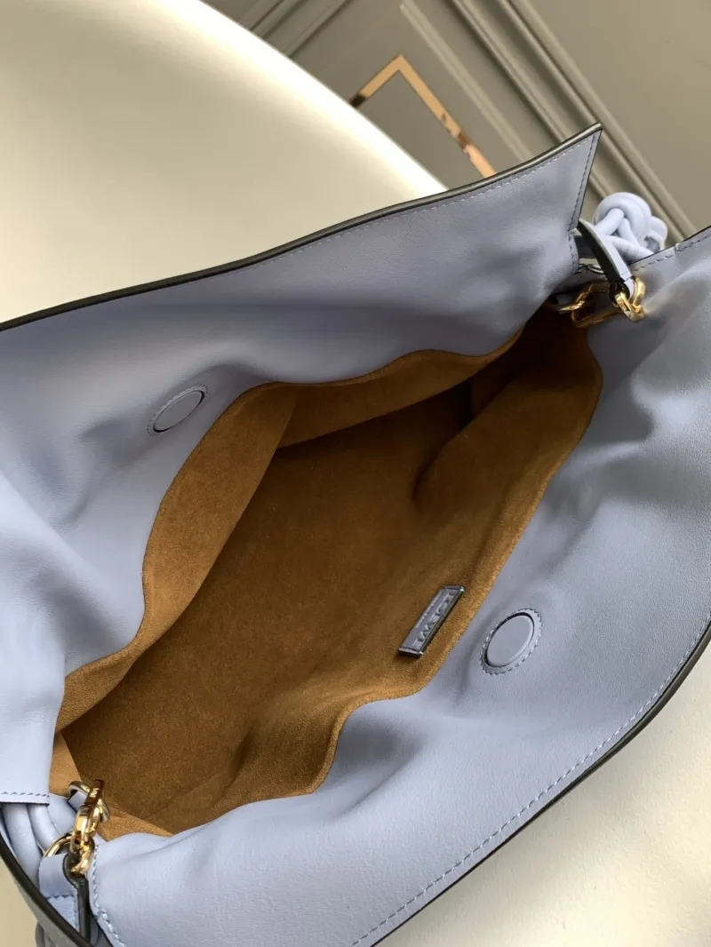 Loewe Light Blue Leather Shoulder Bag - Image 7