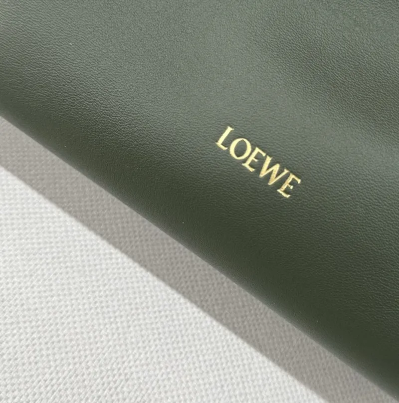 LOEWE Clutch 74 Dark Green Crossbody Bag - Image 5