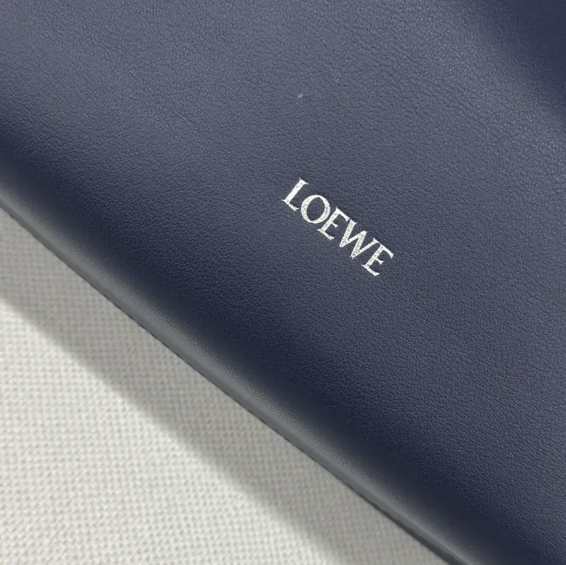 LOEWE Navy Leather Crossbody Bag - Image 5