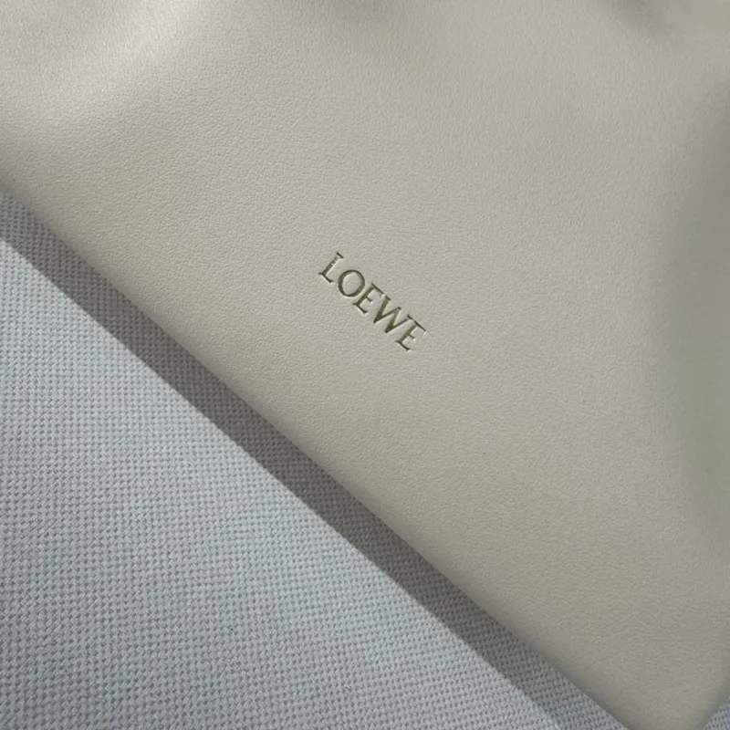 LOEWE Cream Leather Crossbody Bag - Image 5