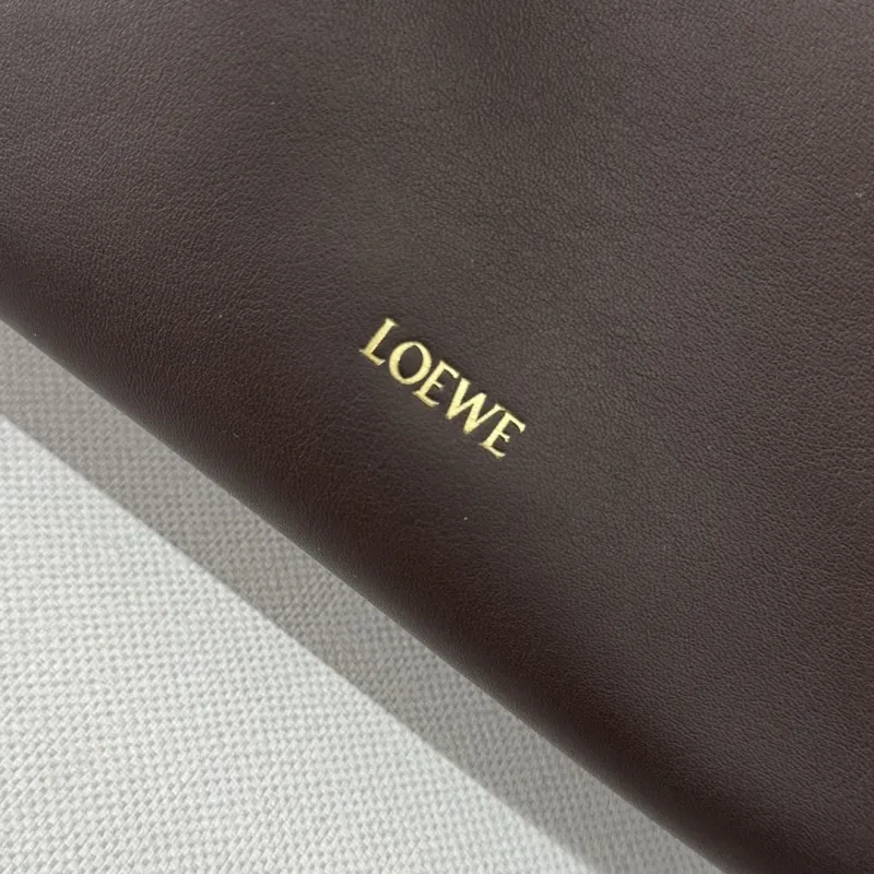 LOEWE Dark Brown Crossbody Clutch Bag - Image 5