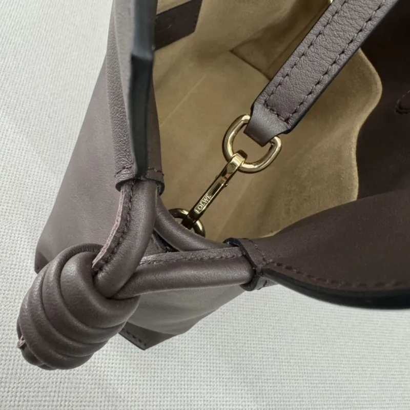 LOEWE Dark Brown Crossbody Clutch Bag - Image 7