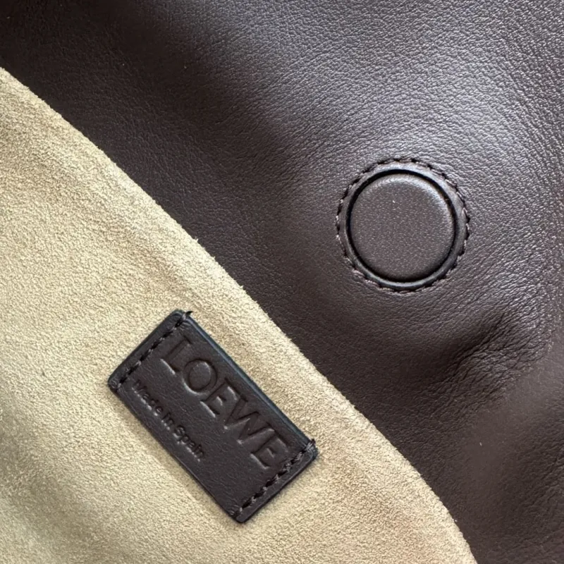 LOEWE Dark Brown Crossbody Clutch Bag - Image 9