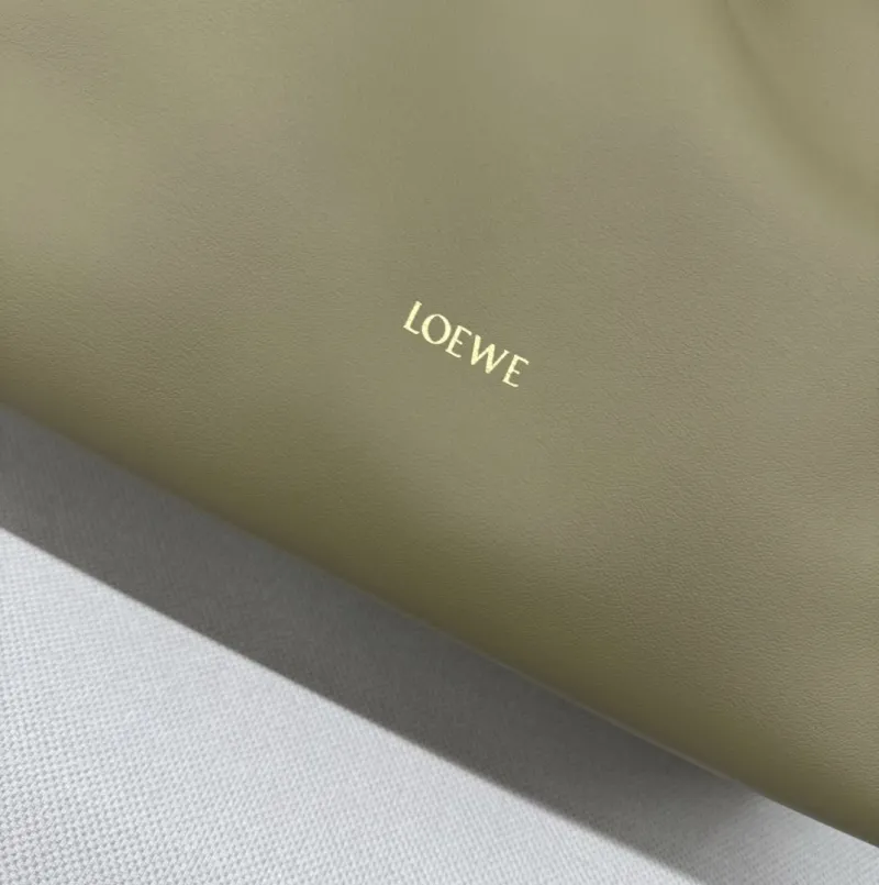 LOEWE Light Khaki Leather Crossbody Bag - Image 5