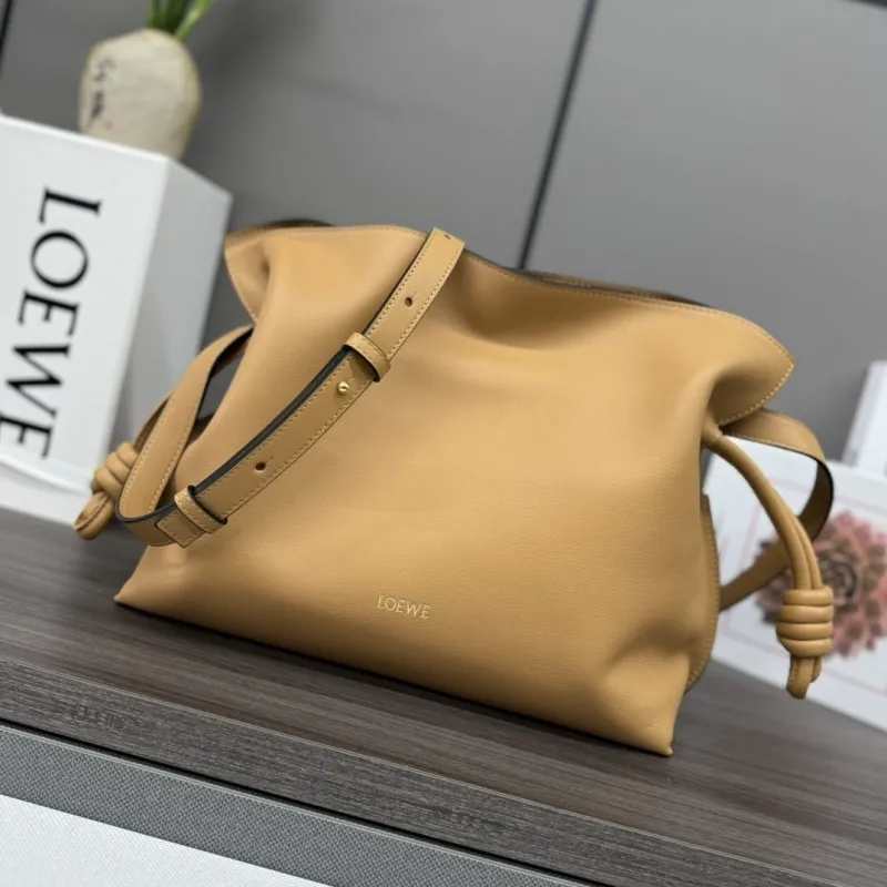 LOEWE Tan Leather Crossbody Bag