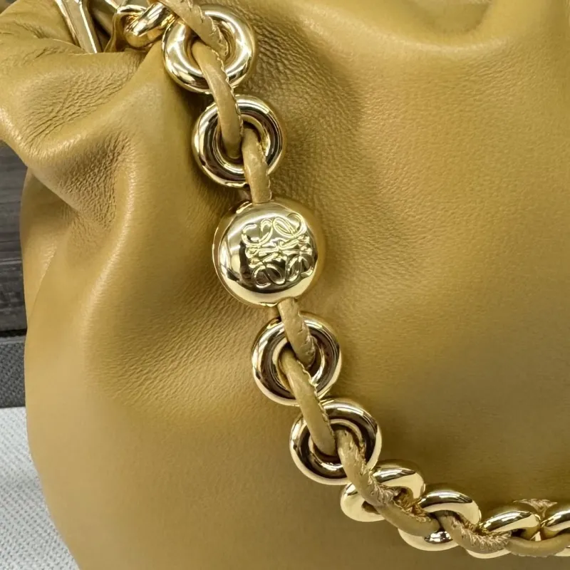 LOEWE Yellow Crossbody Clutch Bag - Image 8