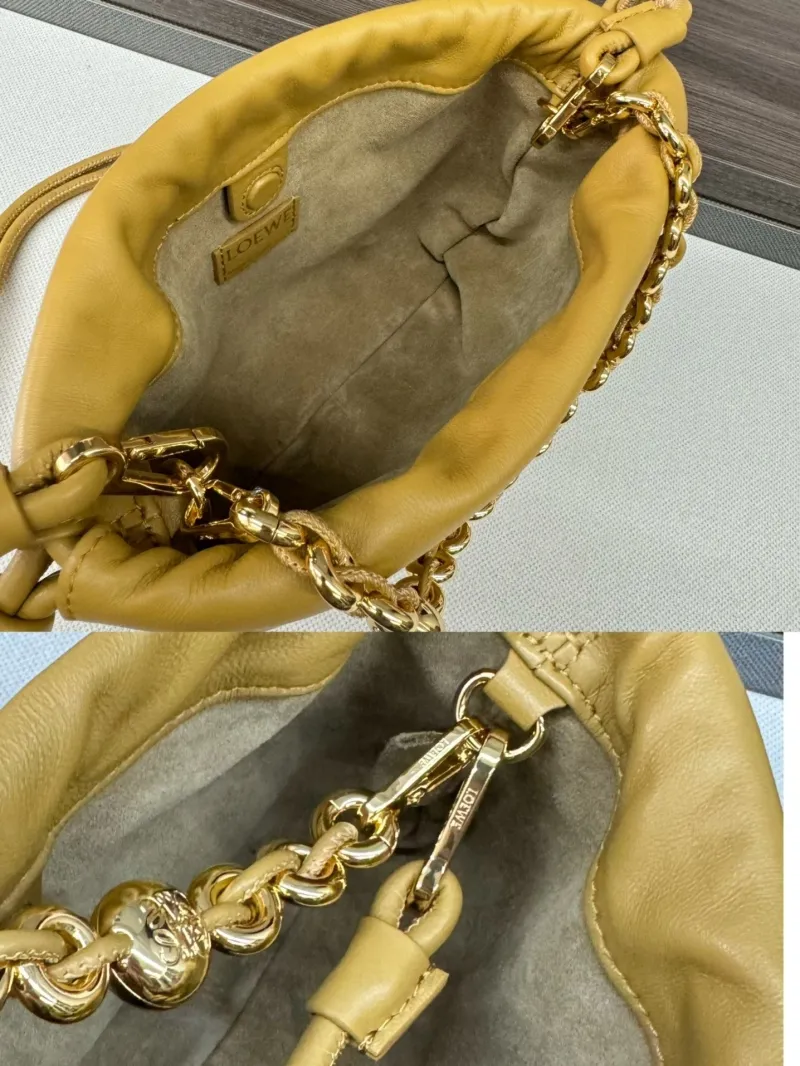 LOEWE Yellow Crossbody Clutch Bag - Image 10
