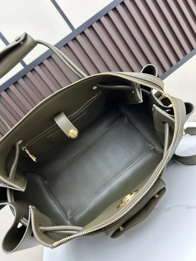 LOEWE Olive Green Tote Bag 250519 - Image 4