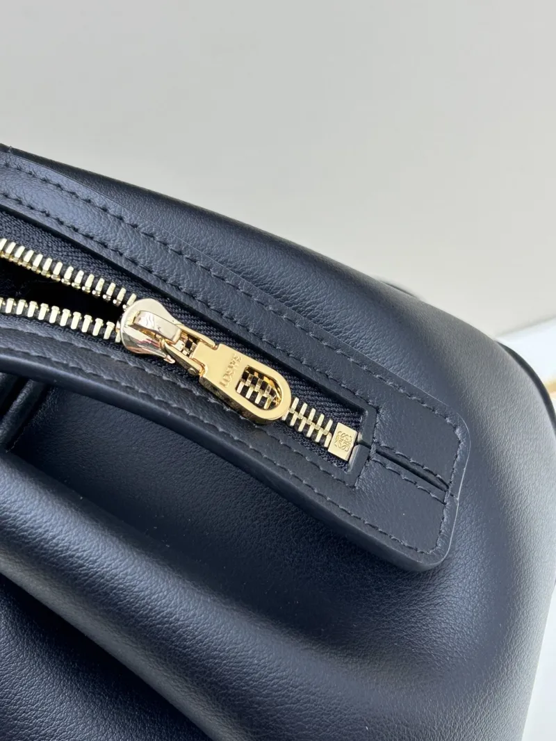 Loewe Black Leather Shoulder Bag Model 250520 - Image 5