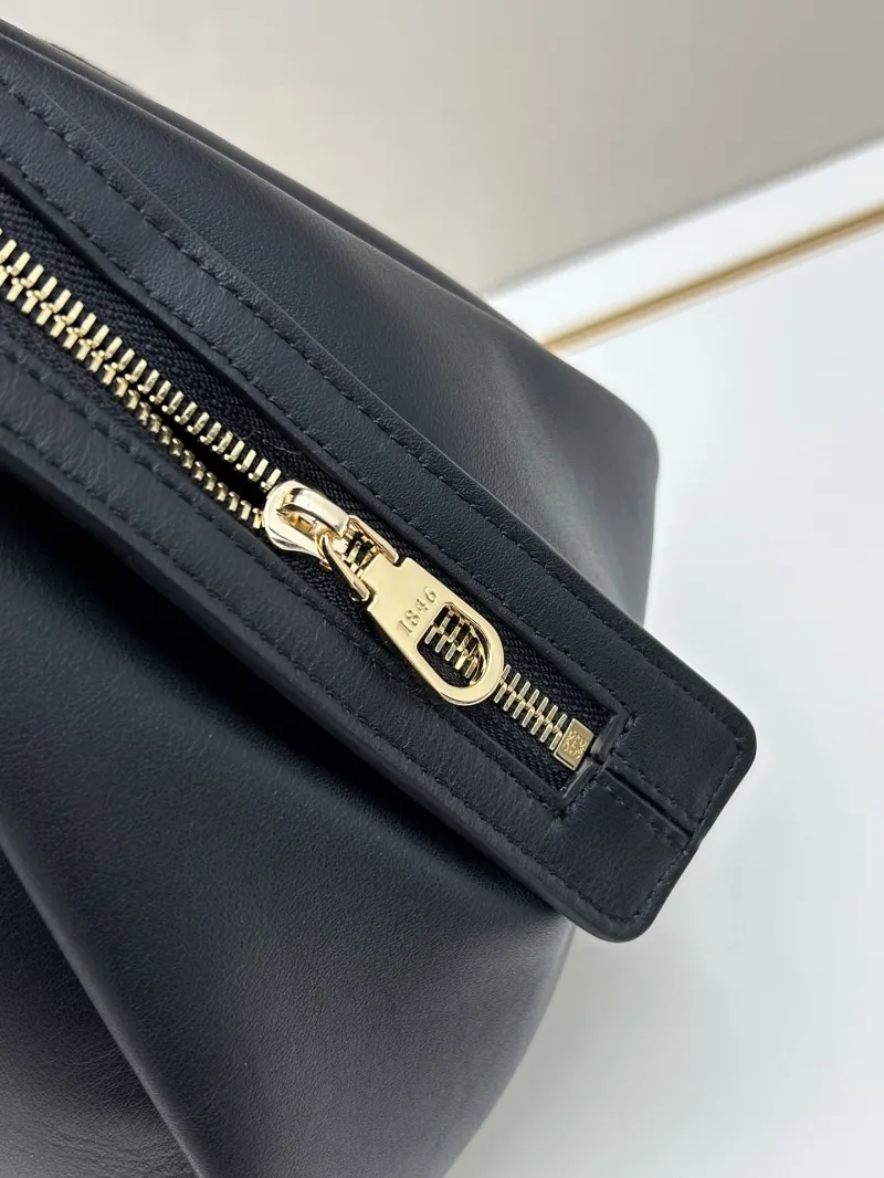 LOEWE Black Leather Shoulder Handbag 250519 - Image 5