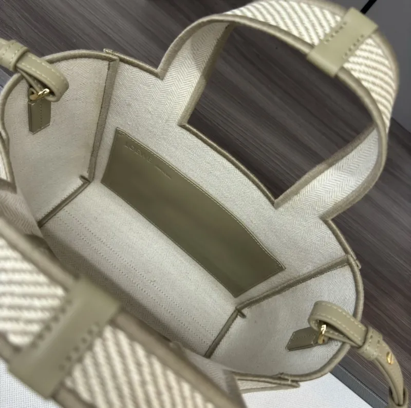 Loewe Beige Canvas Tote Bag 37 - Image 8