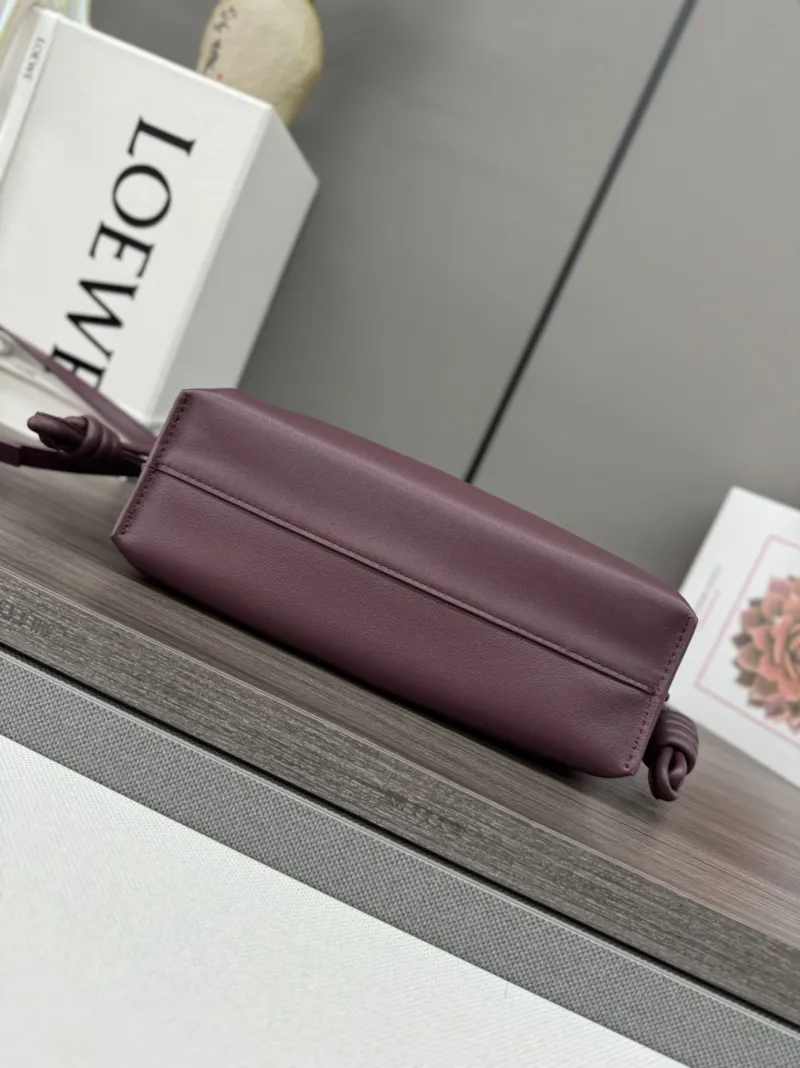 LOEWE Burgundy Leather Crossbody Bag 63 - Image 4