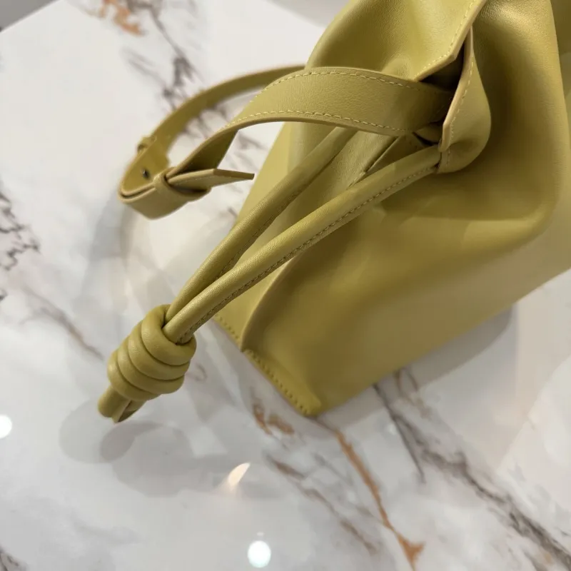 LOEWE Yellow Leather Crossbody Bag 103 - Image 5