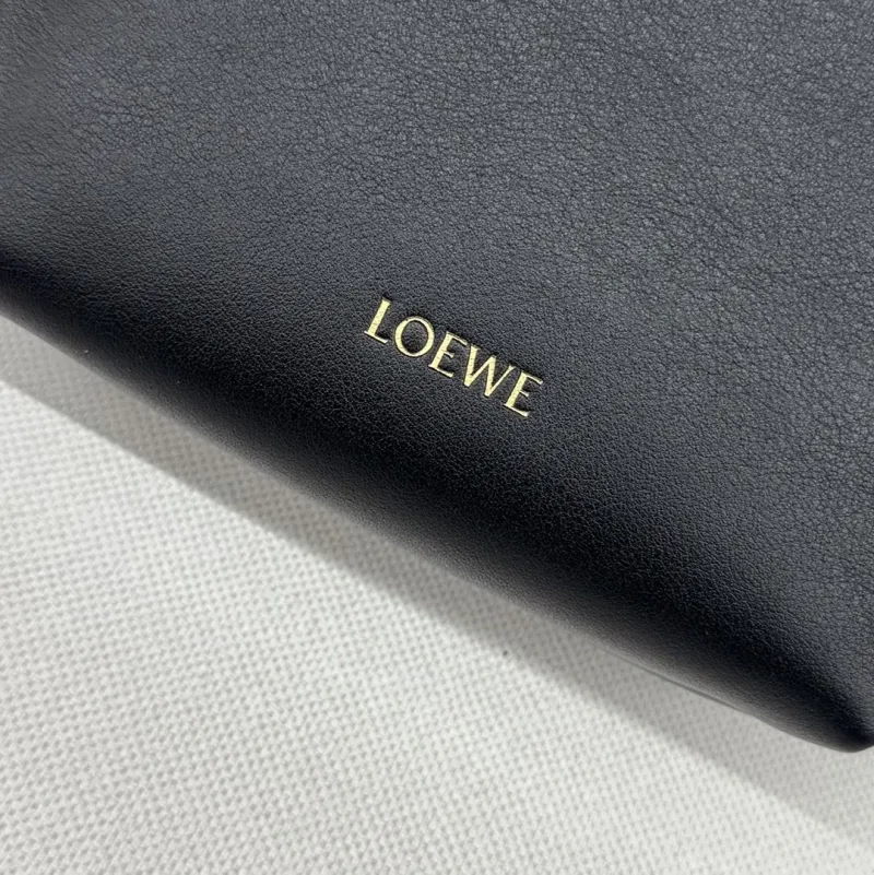 LOEWE Black Leather Bucket Bag - Image 5