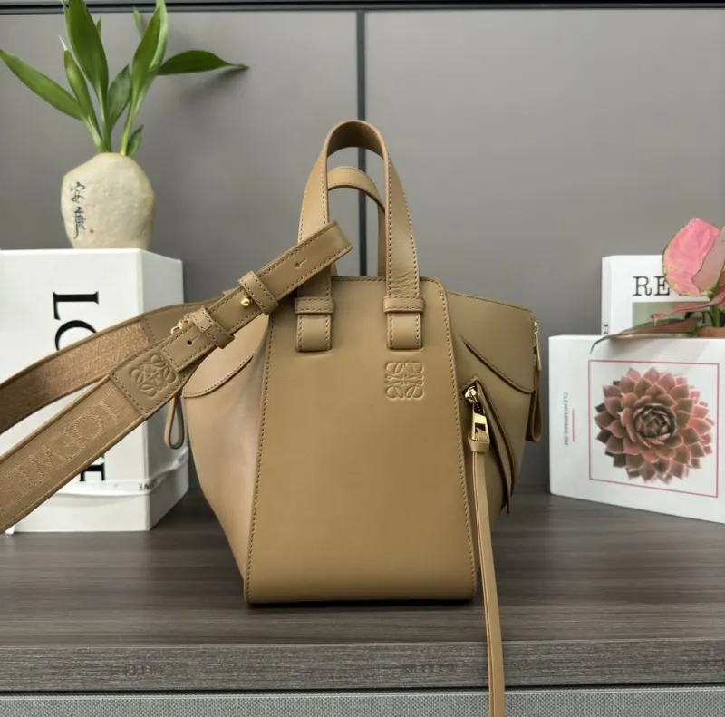 Alternative view of Loewe Beige Leather Crossbody Tote Bag