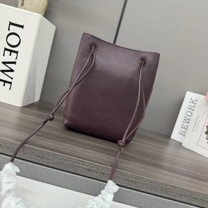 LOEWE Dark Purple Small Crossbody Bag - Image 4