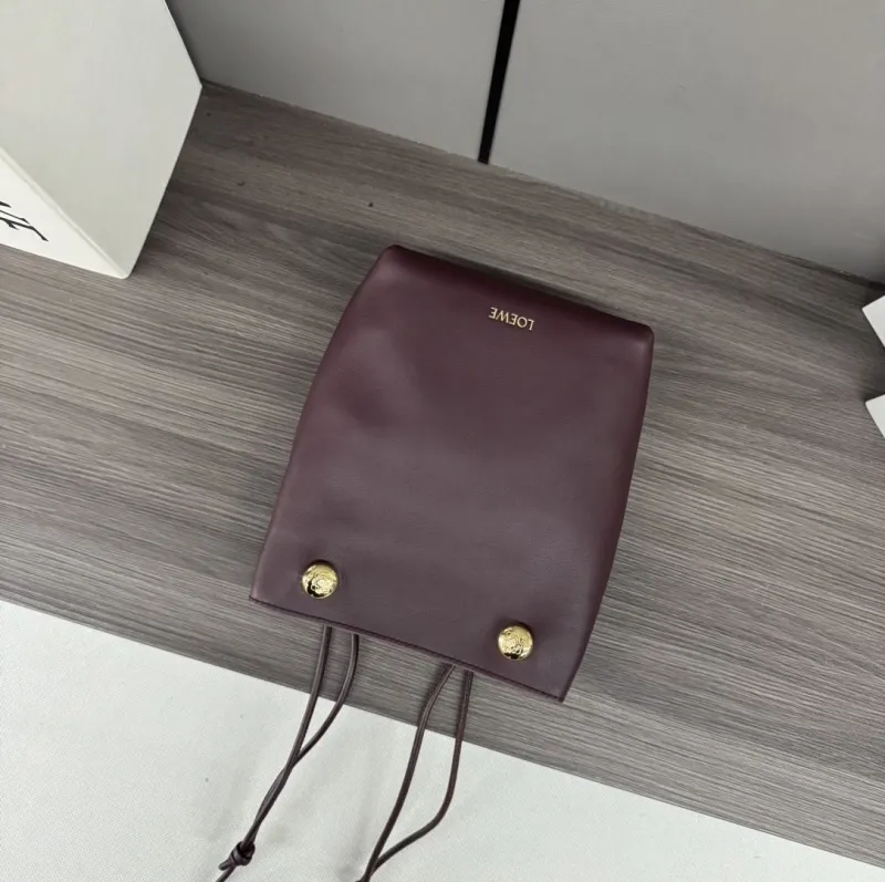 LOEWE Dark Purple Small Crossbody Bag - Image 7