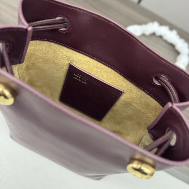 LOEWE Dark Purple Small Crossbody Bag - Image 9