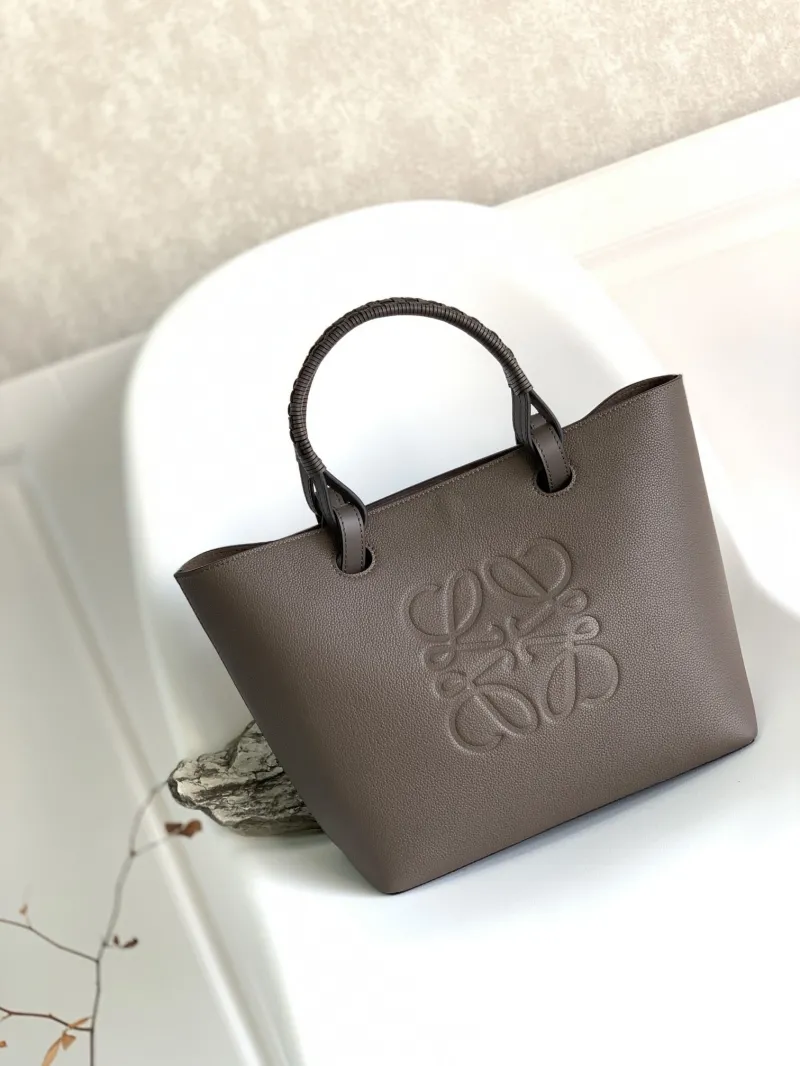 Loewe Taupe Leather Tote Bag 133