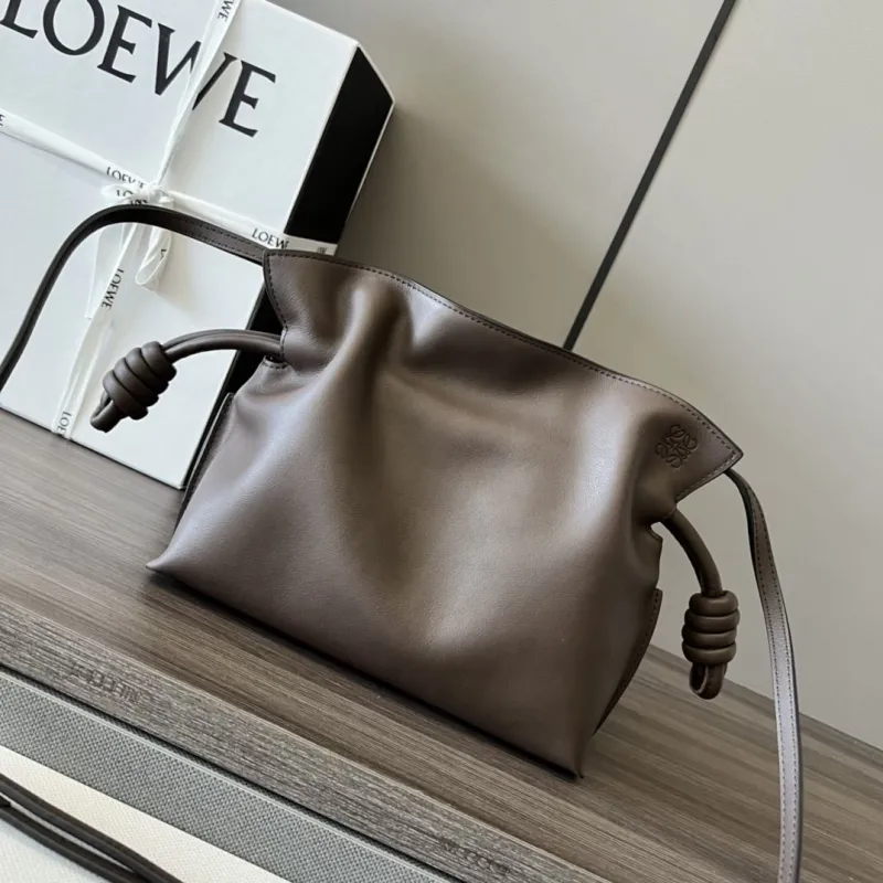 LOEWE Brown Leather Crossbody Bag