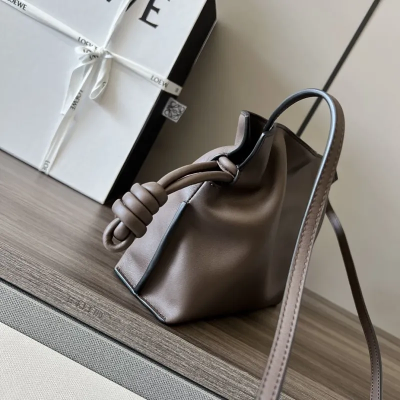 Alternative view of LOEWE Brown Leather Crossbody Bag
