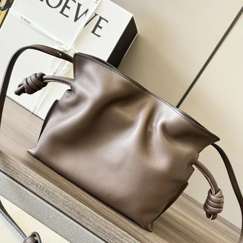 LOEWE Brown Leather Crossbody Bag - Image 3