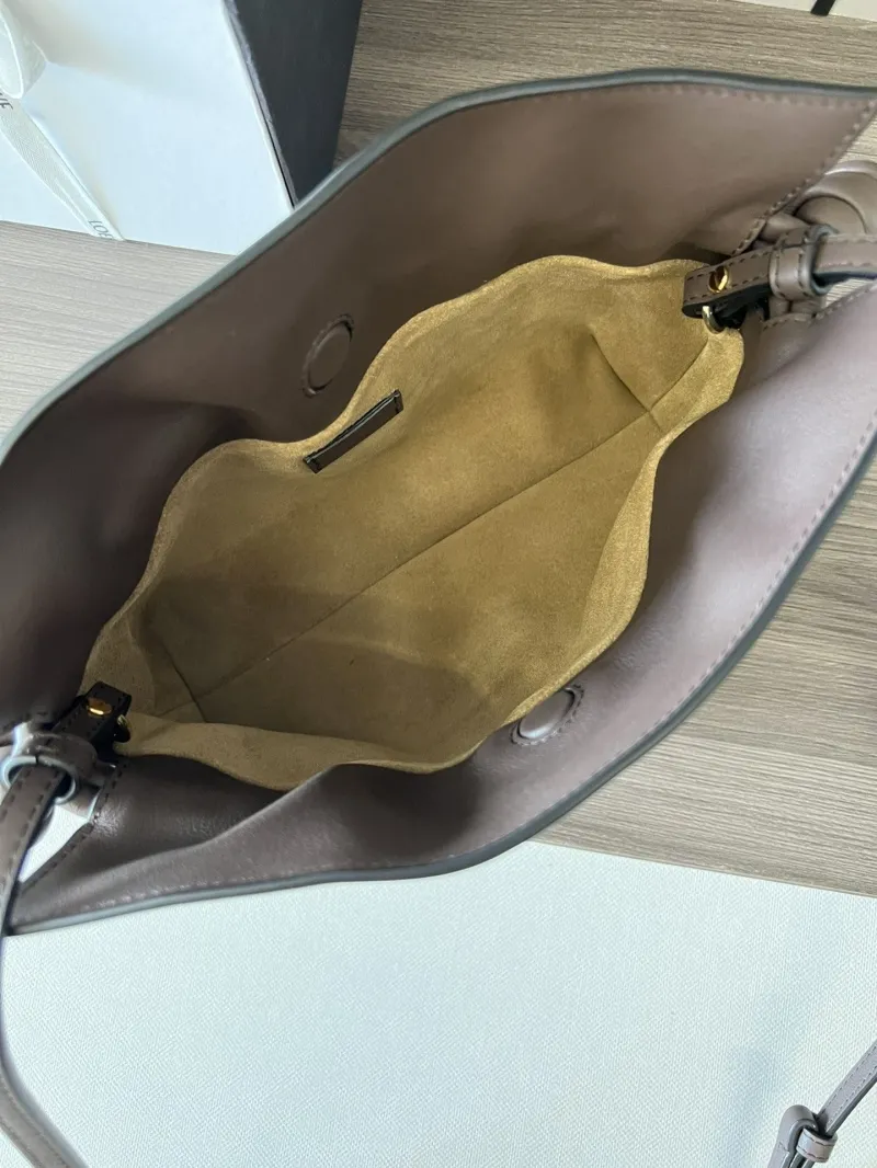 LOEWE Brown Leather Crossbody Bag - Image 9