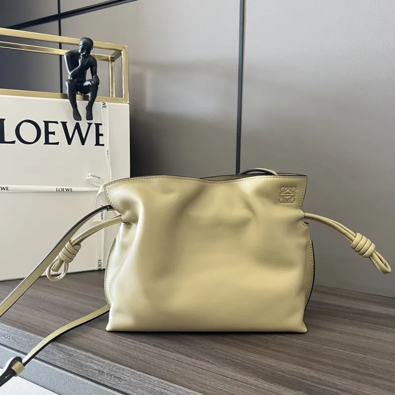 Loewe Light Beige Leather Crossbody Bag