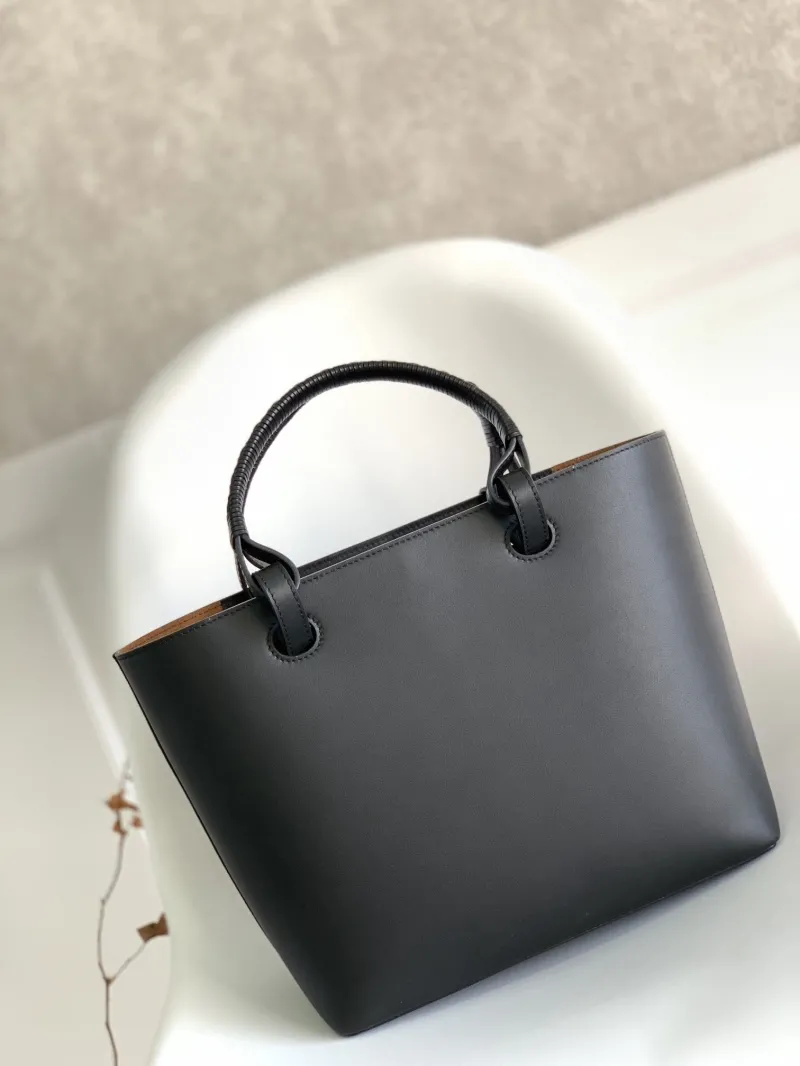 Loewe Black Leather Tote Bag 149 - Image 3