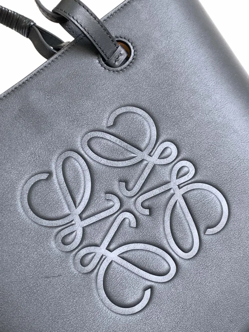 Loewe Black Leather Tote Bag 149 - Image 4