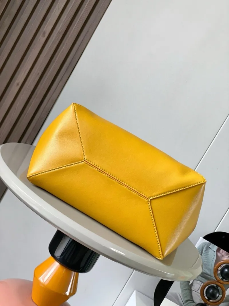 Loewe Yellow Leather Tote Bag 165 - Image 3