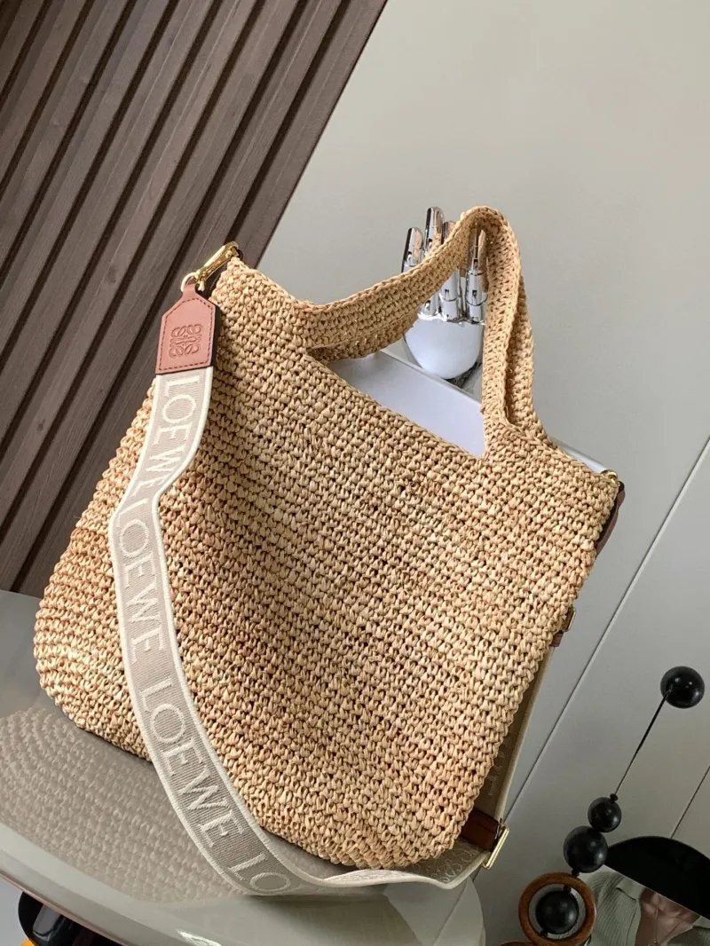 LOEWE Natural Straw Tote Bag 186 - Image 4