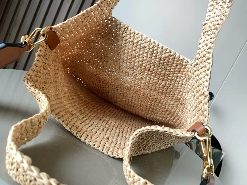 LOEWE Natural Straw Tote Bag 186 - Image 9