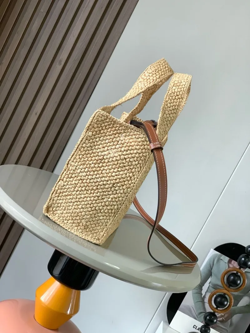 Alternative view of Loewe Natural Straw Woven Tote Bag