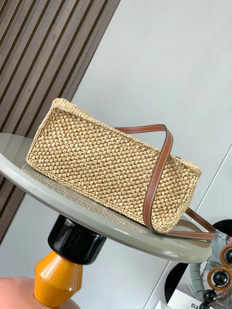 Loewe Natural Straw Woven Tote Bag - Image 3