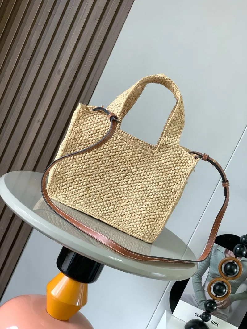 Loewe Natural Straw Woven Tote Bag - Image 4