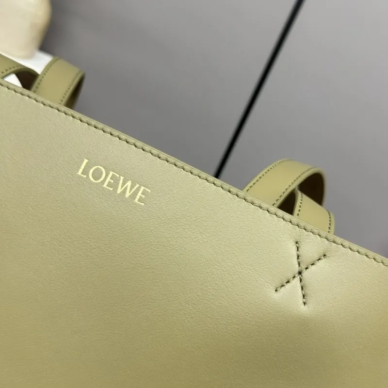 LOEWE Olive Green Tote Bag 205 - Image 5