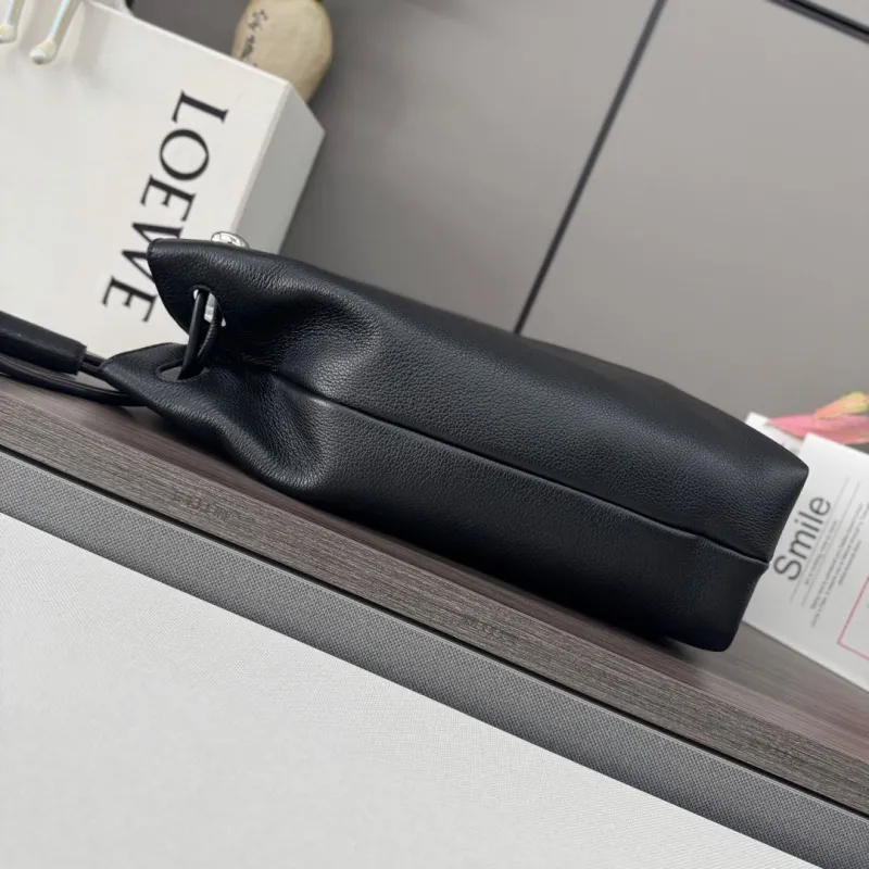 Alternative view of LOEWE Black Leather Bucket Bag
