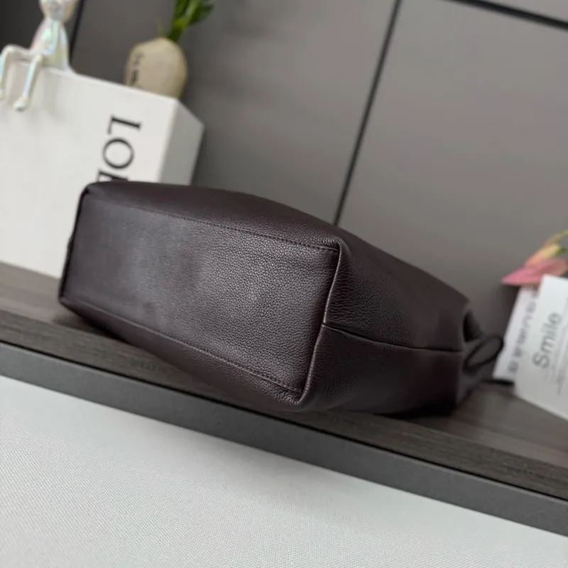 LOEWE Brown Leather Bucket Bag 236 - Image 4