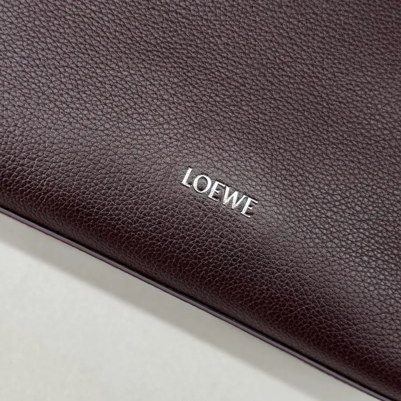 LOEWE Brown Leather Bucket Bag 236 - Image 5