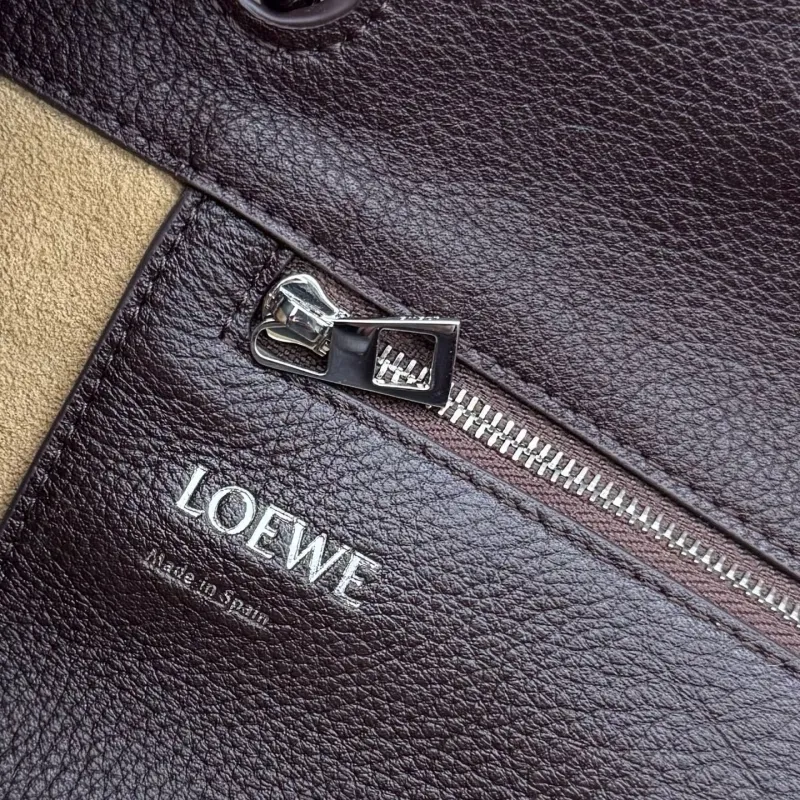 LOEWE Brown Leather Bucket Bag 236 - Image 9