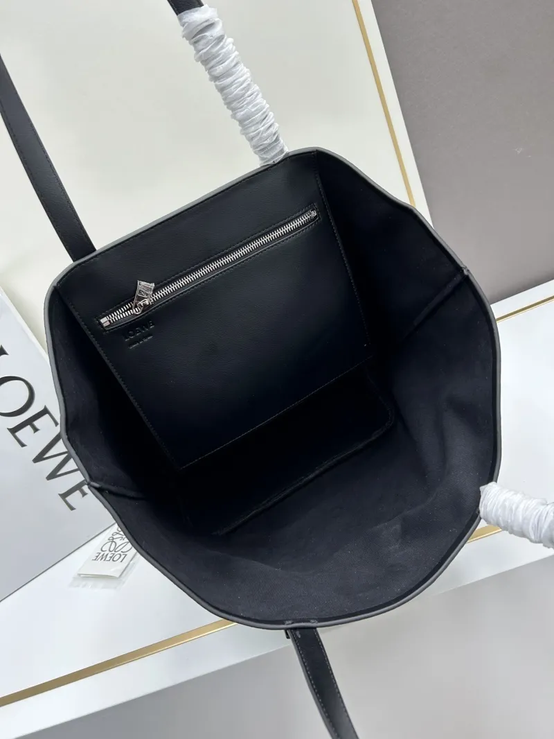 LOEWE Gray Anagram Tote Bag S052219 - Image 6
