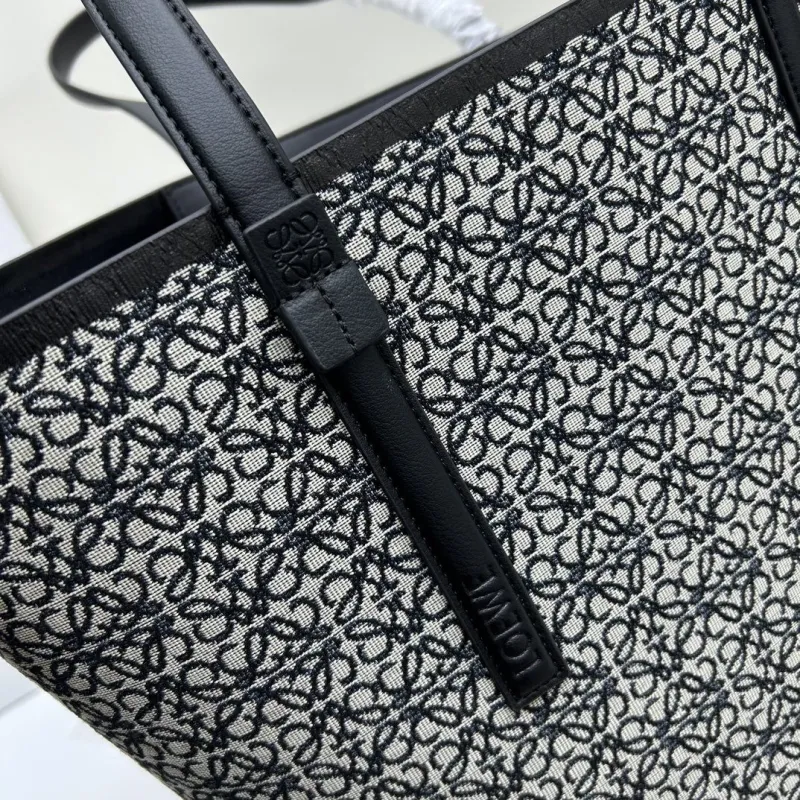 LOEWE Gray Anagram Tote Bag S052219 - Image 8