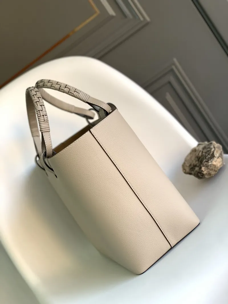 Loewe Light Beige Leather Tote Bag 150 - Image 6